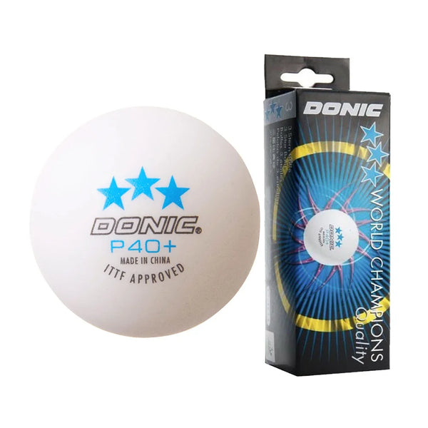 Donic Table Tennis Ball P 40+ 3 Star 3 Pcs Pack