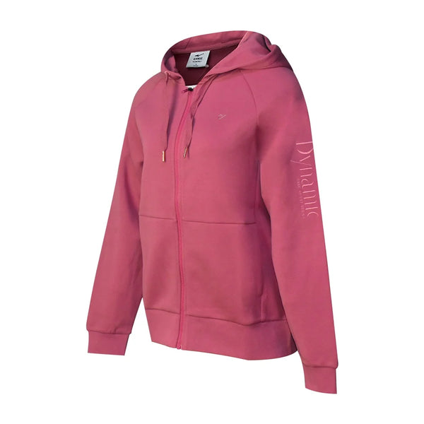 Erke Womens Full Zip Hoodie 12222302099 - Dark Pink