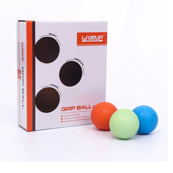 Liveup Massage Grip Ball 3 Pc Set LS3311