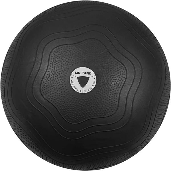 Livepro Gym Ball 75cm Anti Burst - Black LP8201