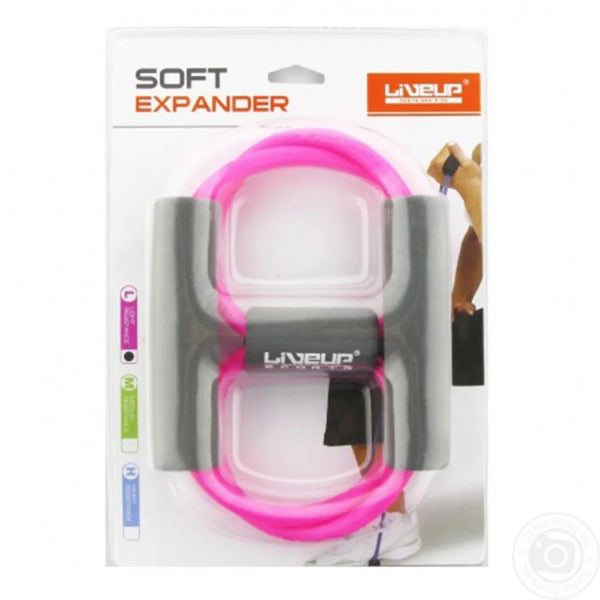 Liveup Resistance Band Soft Expander Pink Light LS3202L