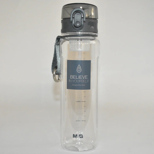 M&amp;G Sports Water Bottle Plastic 560ml - Gray ARCN8297