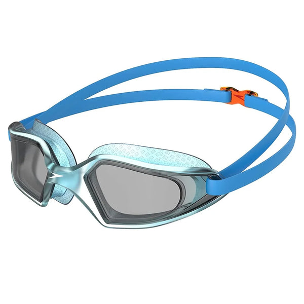 Speedo Junior Hydropulse Swimming Goggles - Blue/smoke